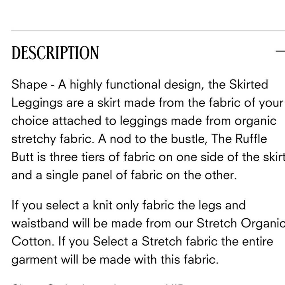 Gaia Conceptions Skirted ruffle butt leggings color midnight size small. - Picture 5 of 7